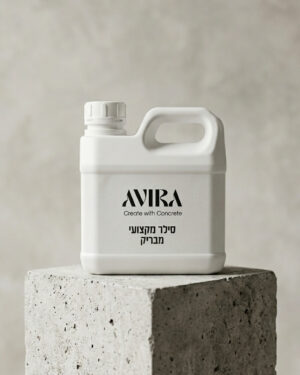 סילר לבטון בגימור מבריק